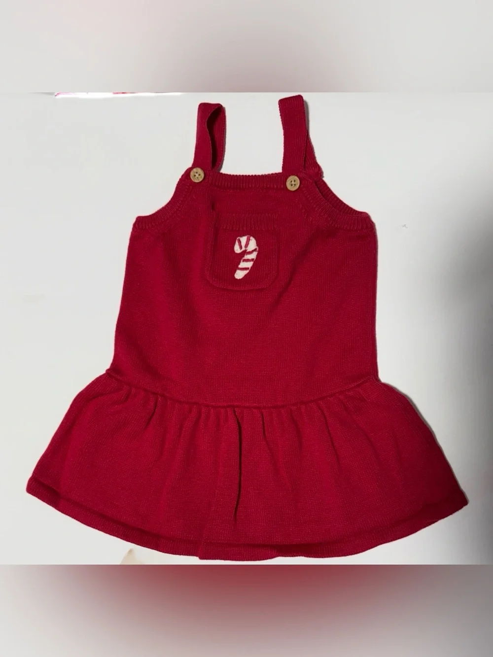 Carter’s Baby Girl 12M Fall Holiday Outfit Bundle Red Knit Dress & Bodysuit